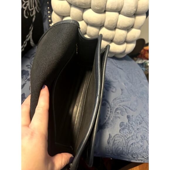Coach Ridgefield Navy Smooth Leather Crossbody - Picture 2 of 14